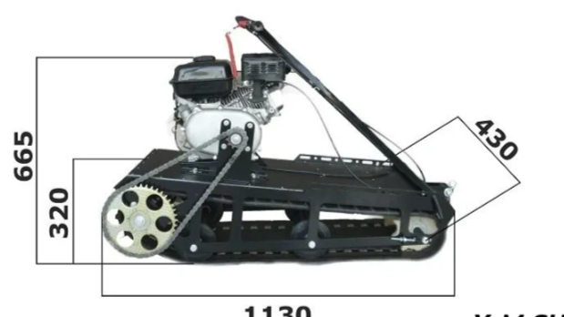 Мотобуксировщик XTREME-MOTORS "Конек-Горбунок" 6.5 л.с. в Салавате