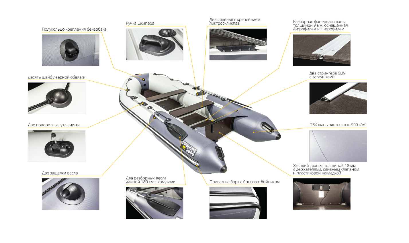 Лодка Ривьера Компакт 2900 СК в Салавате