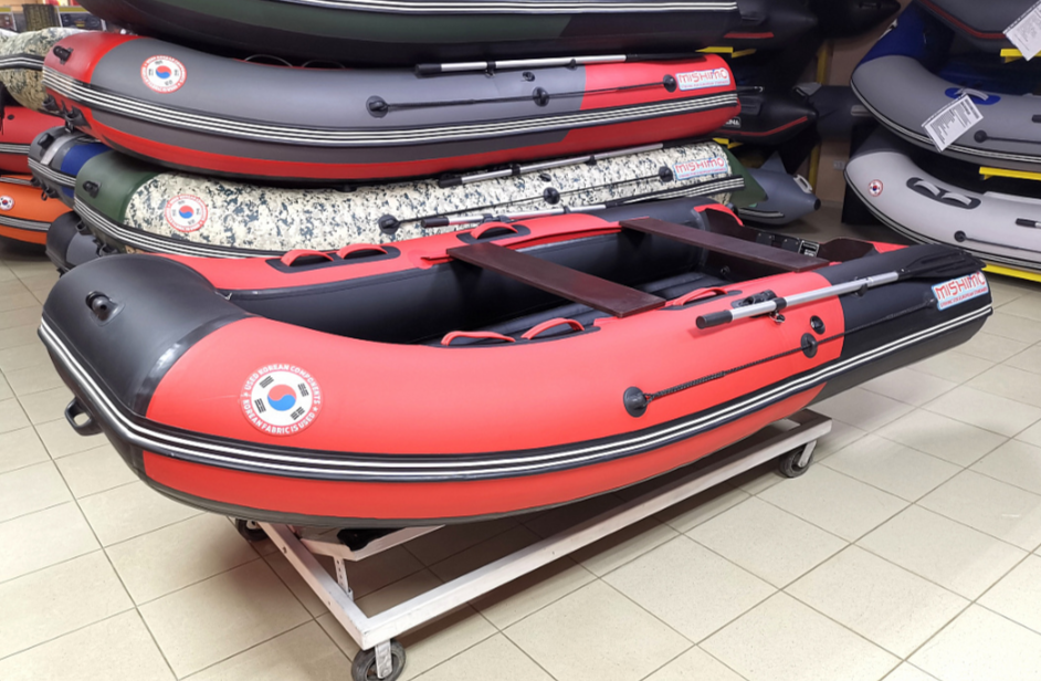 КОМПЛЕКТ Лодка MISHIMO PRO 350 + ЛОДОЧНЫЙ МОТОР MARLIN MP 9.9 (20) AMHS PRO в Салавате