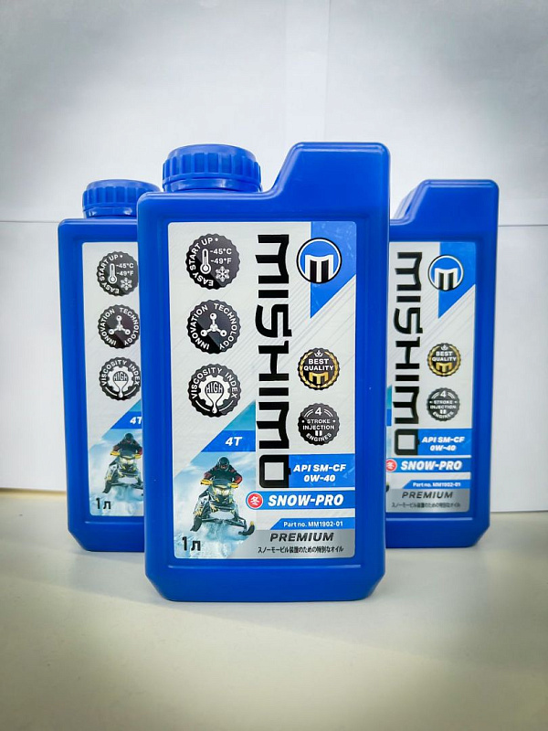 Масло синтетическое MISHIMO SNOW-PRO PREMIUM 4Т (SAE 0W-40 API SL/SJ/CF) в Салавате