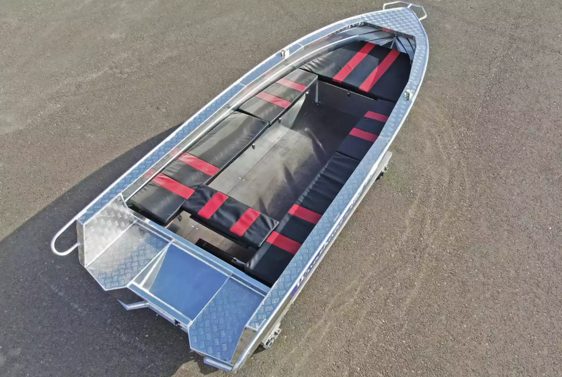 Алюминиевая лодка Wyatboat-390РМ увеличенный борт в Салавате
