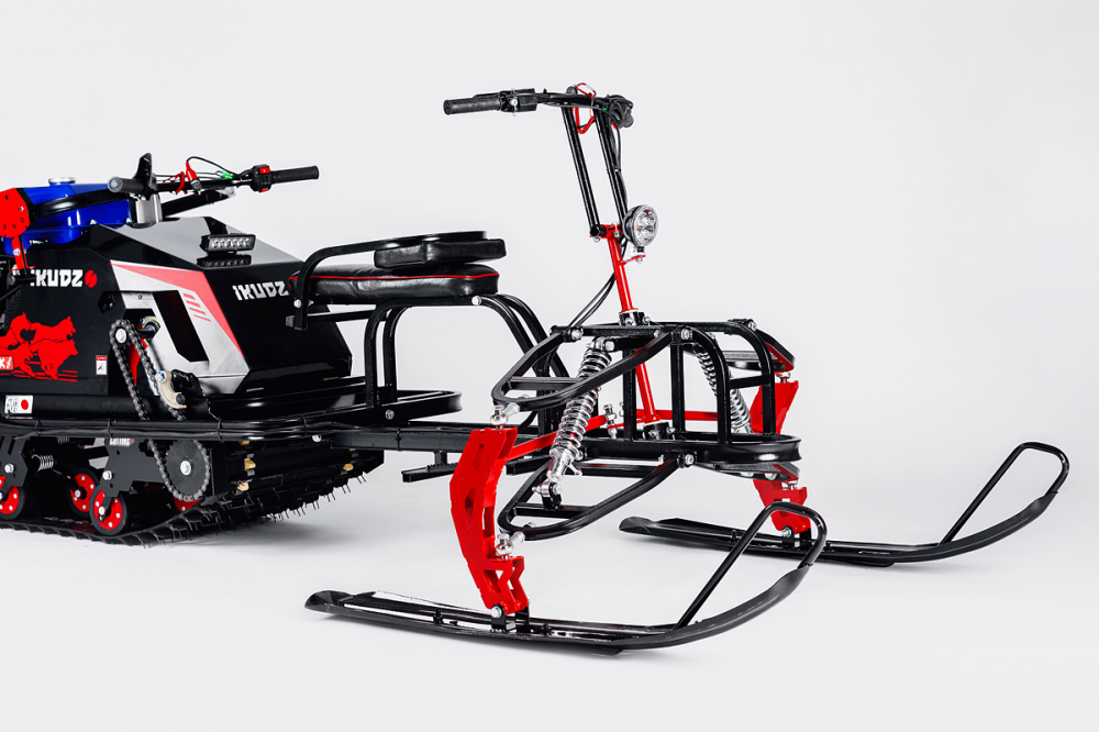 Лыжный модуль IKUDZO TERRAIN с подогревом ручек пластиковые лыжи в Салавате