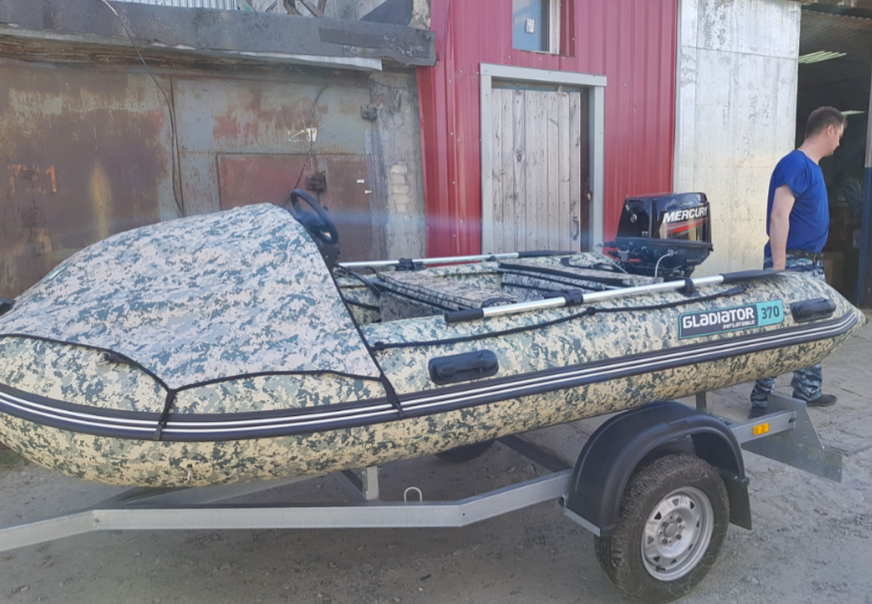 НАДУВНАЯ ЛОДКА GLADIATOR C370AL в Салавате