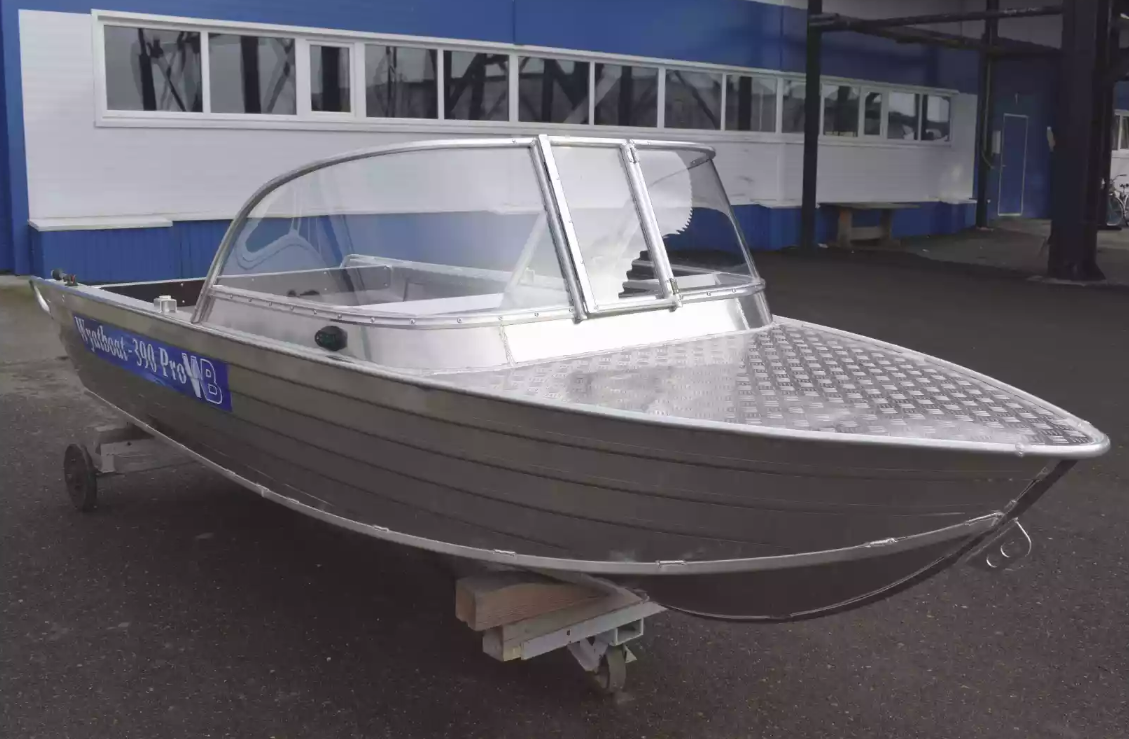 Алюминиевая лодка Wyatboat-390 Pro в Салавате