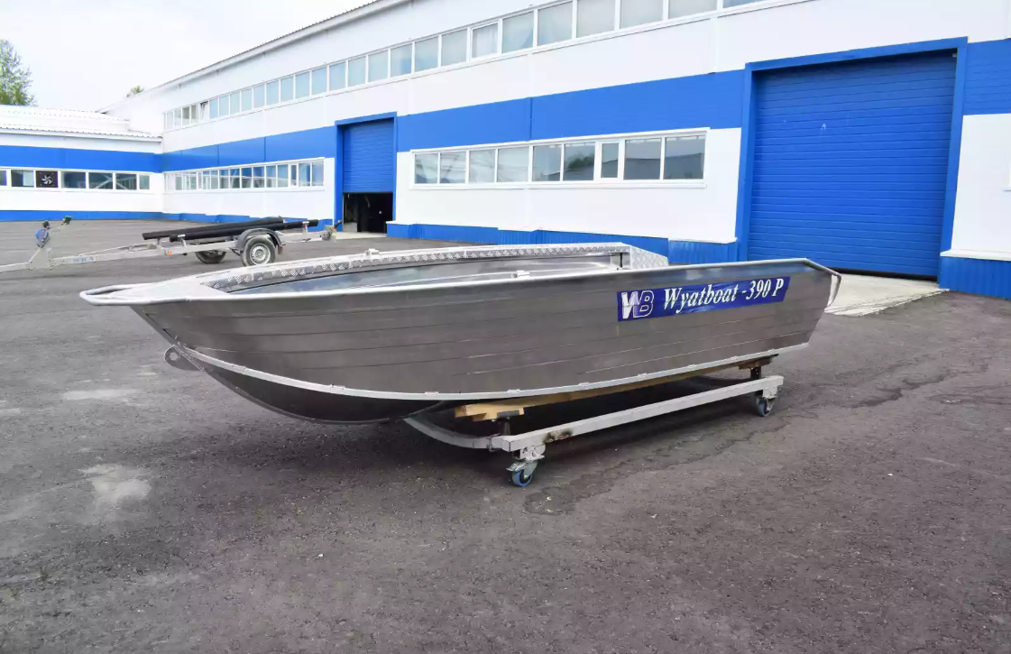 Алюминиевая лодка Wyatboat-390Р Увеличенный борт в Салавате