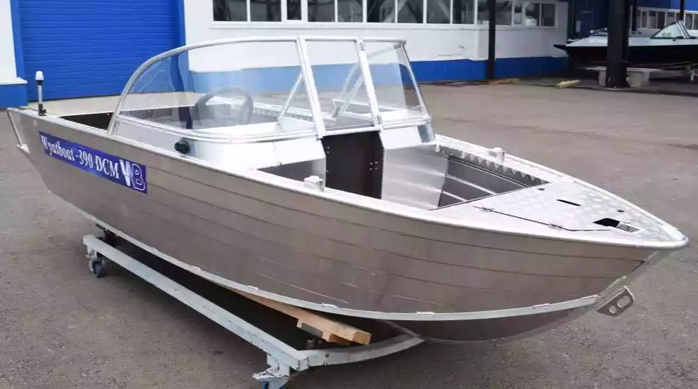Алюминиевая лодка Wyatboat-390 DCM Увеличенный борт в Салавате