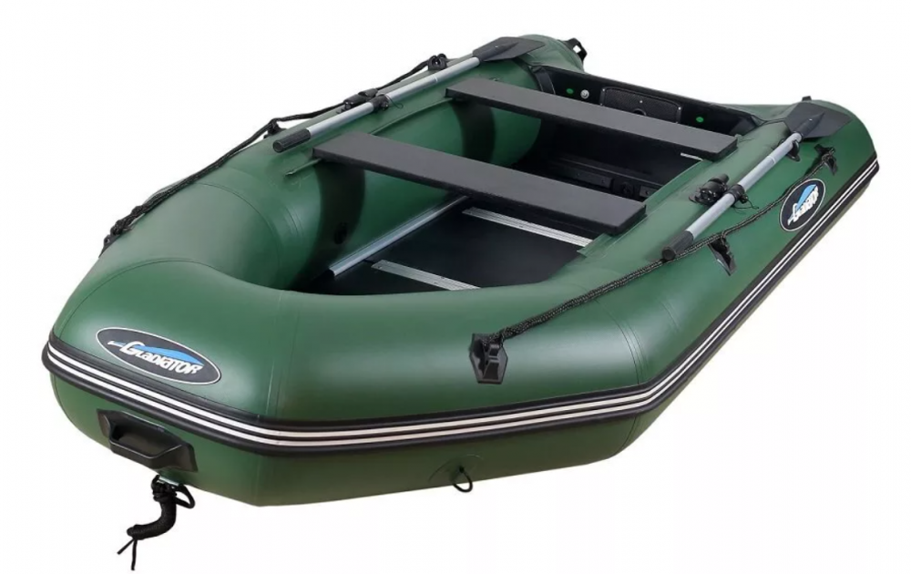 МОТОРНО-ГРЕБНАЯ ЛОДКА ПВХ GLADIATOR A 320 ТК С ФАНЕРНЫМ ПОЛОМ в Салавате