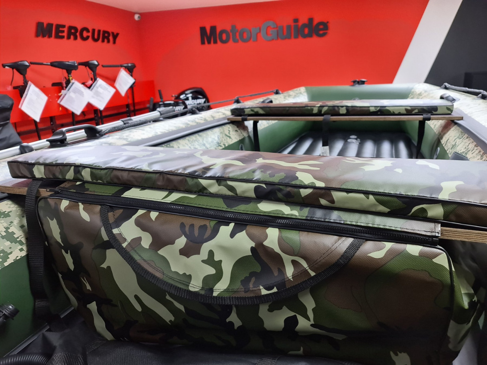 КОМПЛЕКТ МЯГКИХ НАКЛАДОК С СУМКОЙ ДЛЯ ЛОДОК 105Х20 КАМУФЛЯЖ в Салавате