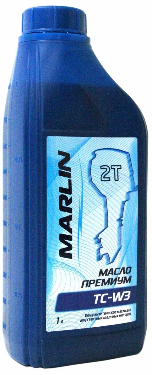 МАСЛО ПОЛУСИНТЕТИЧЕСКОЕ MARLIN ПРЕМИУМ 2Т, TC-W3, 1 ЛИТР в Салавате