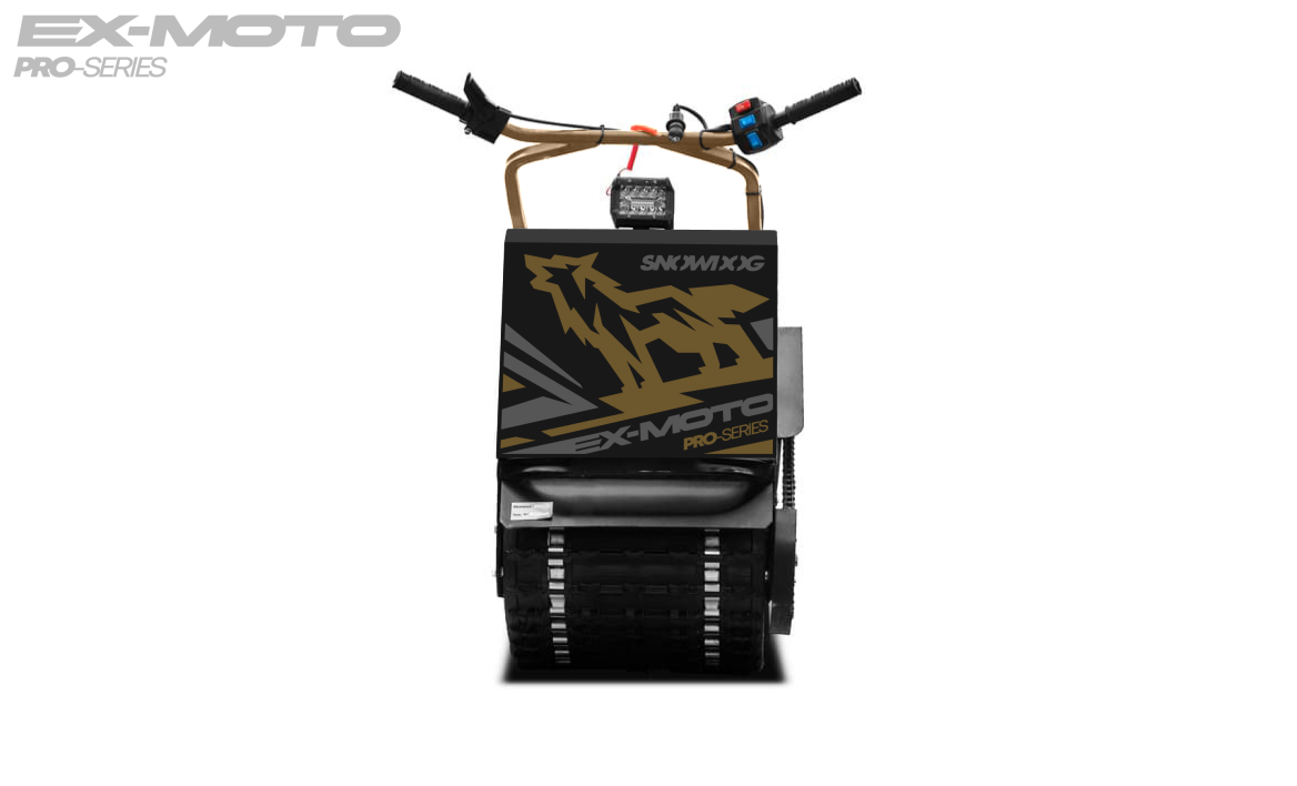 Мотобуксировщик EX-MOTO SNOWDOG S380 8л.с. в Салавате