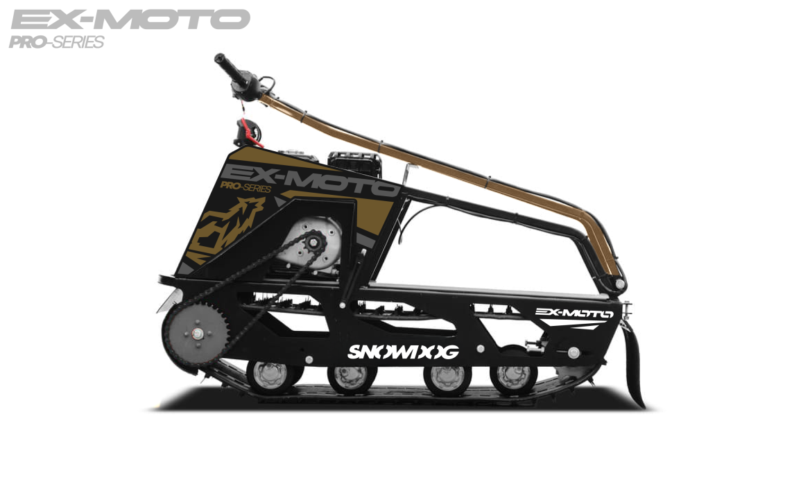 Мотобуксировщик EX-MOTO SNOWDOG S380 8л.с. в Салавате