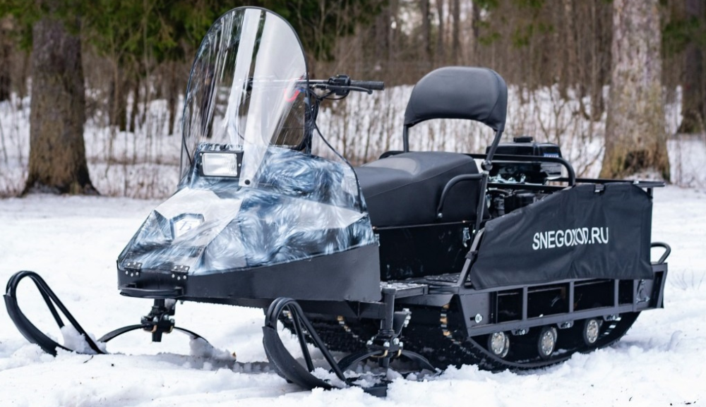 Миниснегоход Бурлак Егерь Экспедитор 17 л.с. , реверс, тормоз, капот белый в Салавате