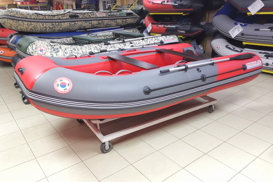 КОМПЛЕКТ Лодка MISHIMO PRO 350 + ЛОДОЧНЫЙ МОТОР MARLIN MP 9.9 (20) AMHS PRO в Салавате