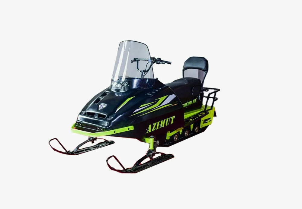 Миниснегоход Бурлак Азимут 20 л.с. , эл.запуск, реверс, тормоз гидравл, капот черный в Салавате