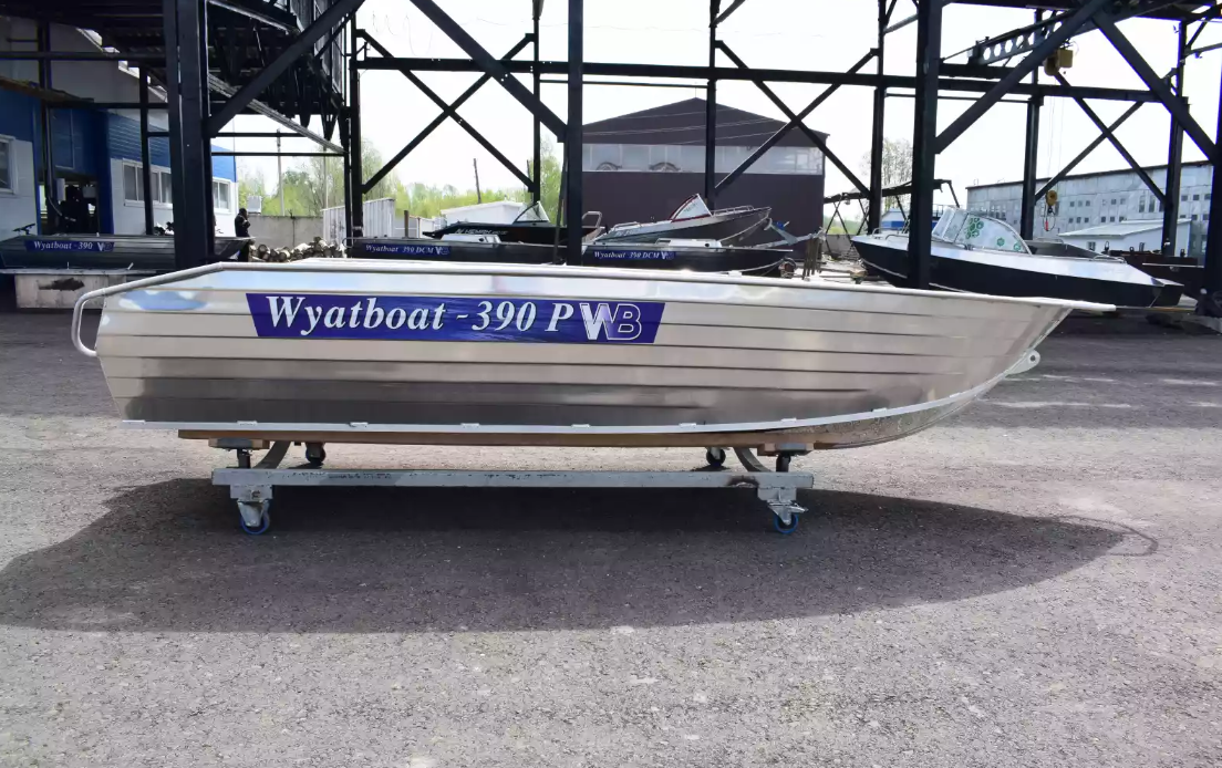 Алюминиевая лодка Wyatboat-390Р Увеличенный борт в Салавате