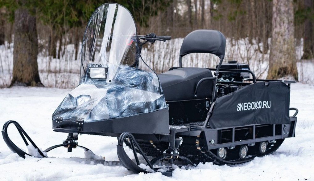 Миниснегоход Бурлак Егерь Экспедитор 17 л.с. , реверс, тормоз, капот белый в Салавате
