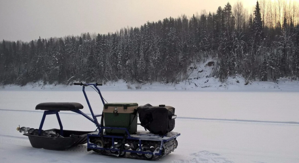 Мотобуксировщик Альбатрос-L 8 с фарой в Салавате
