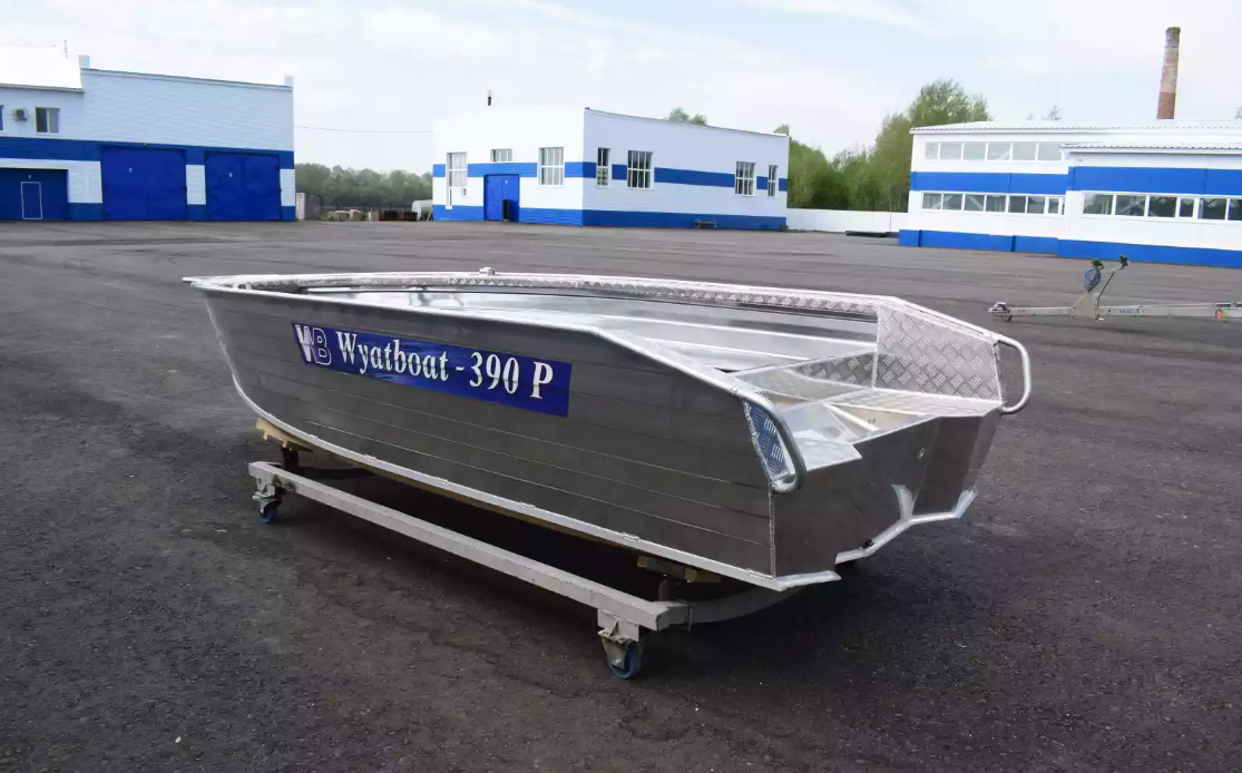 Алюминиевая лодка Wyatboat-390Р Увеличенный борт в Салавате