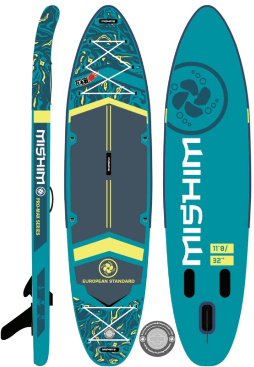 SUP (САП) Доска MISHIMO PRO-MAX Light Teal 12,6’ (385см) в Салавате