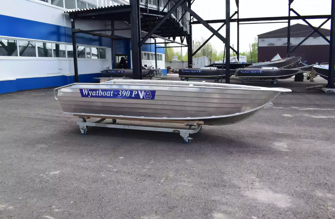 Алюминиевая лодка Wyatboat-390Р Увеличенный борт в Салавате