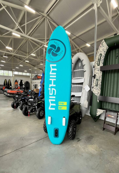 SUP (САП) Доска MISHIMO PRO-MAX Light Teal 12,6’ (385см) в Салавате