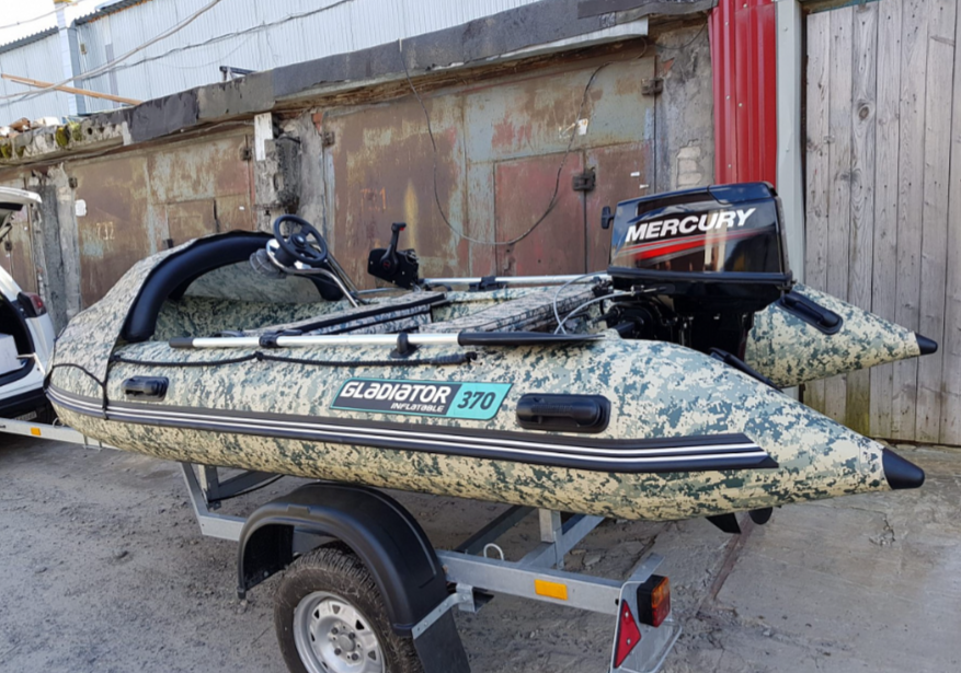 НАДУВНАЯ ЛОДКА GLADIATOR C370AL в Салавате