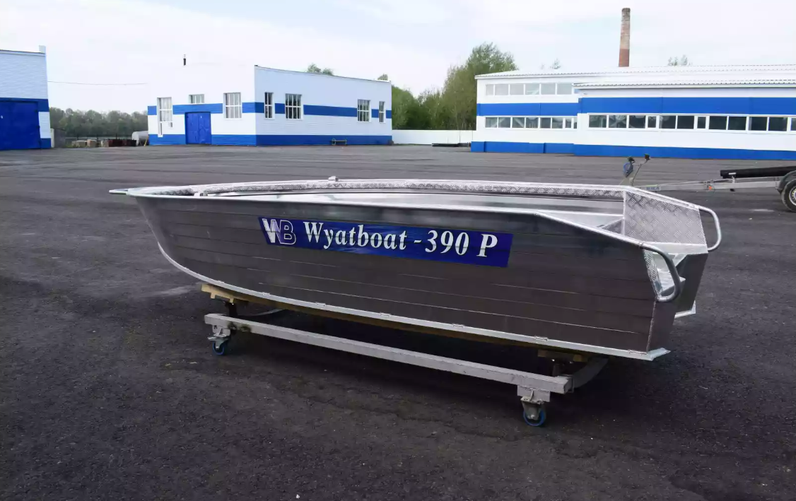 Алюминиевая лодка Wyatboat-390Р Увеличенный борт в Салавате
