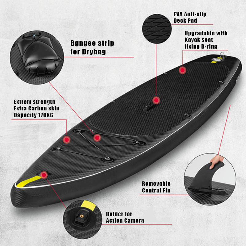 SUP (САП) ДОСКА MISHIMO CARBON DARKSIDE 10.6’ (325СМ) в Салавате