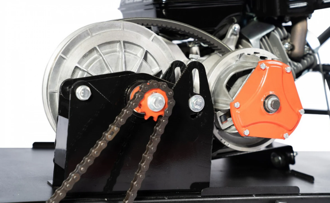 Мотобуксировщик БУРЛАК-M2 LFS 15 л.с.(передний привод, склизы) в Салавате