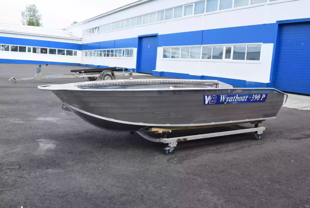 Алюминиевая лодка Wyatboat-390Р Увеличенный борт в Салавате