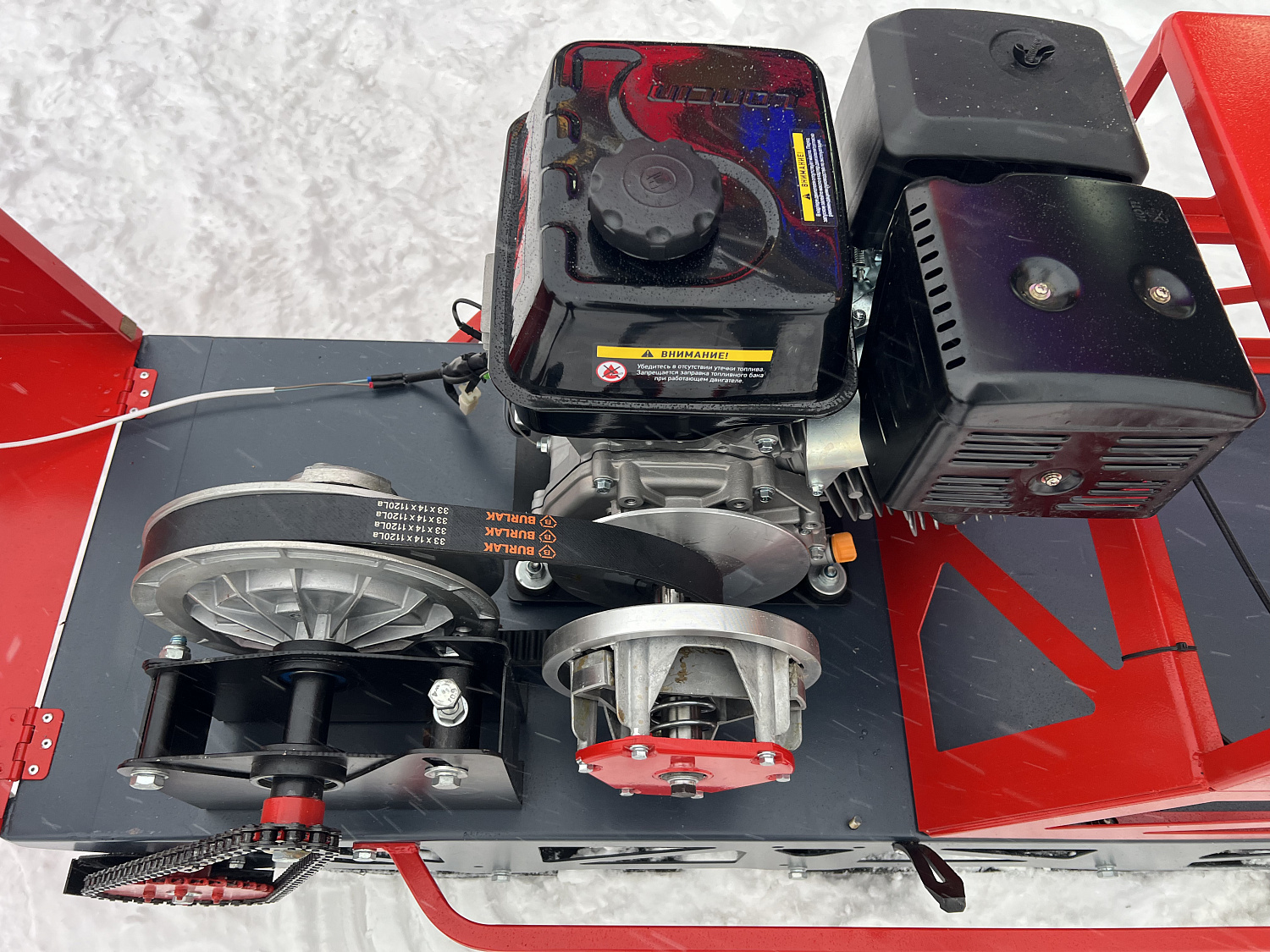 Мотобуксировщик EX-MOTO SNOWDOG S500 15л.с в Салавате