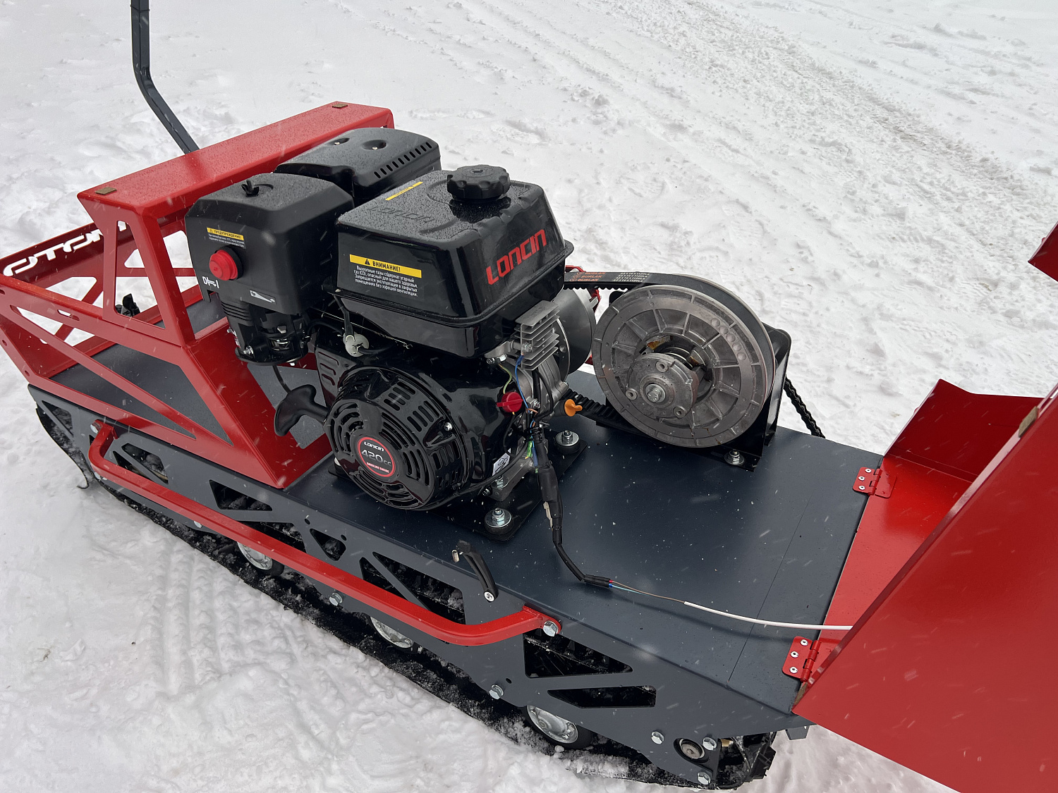 Мотобуксировщик EX-MOTO SNOWDOG S500 15л.с в Салавате