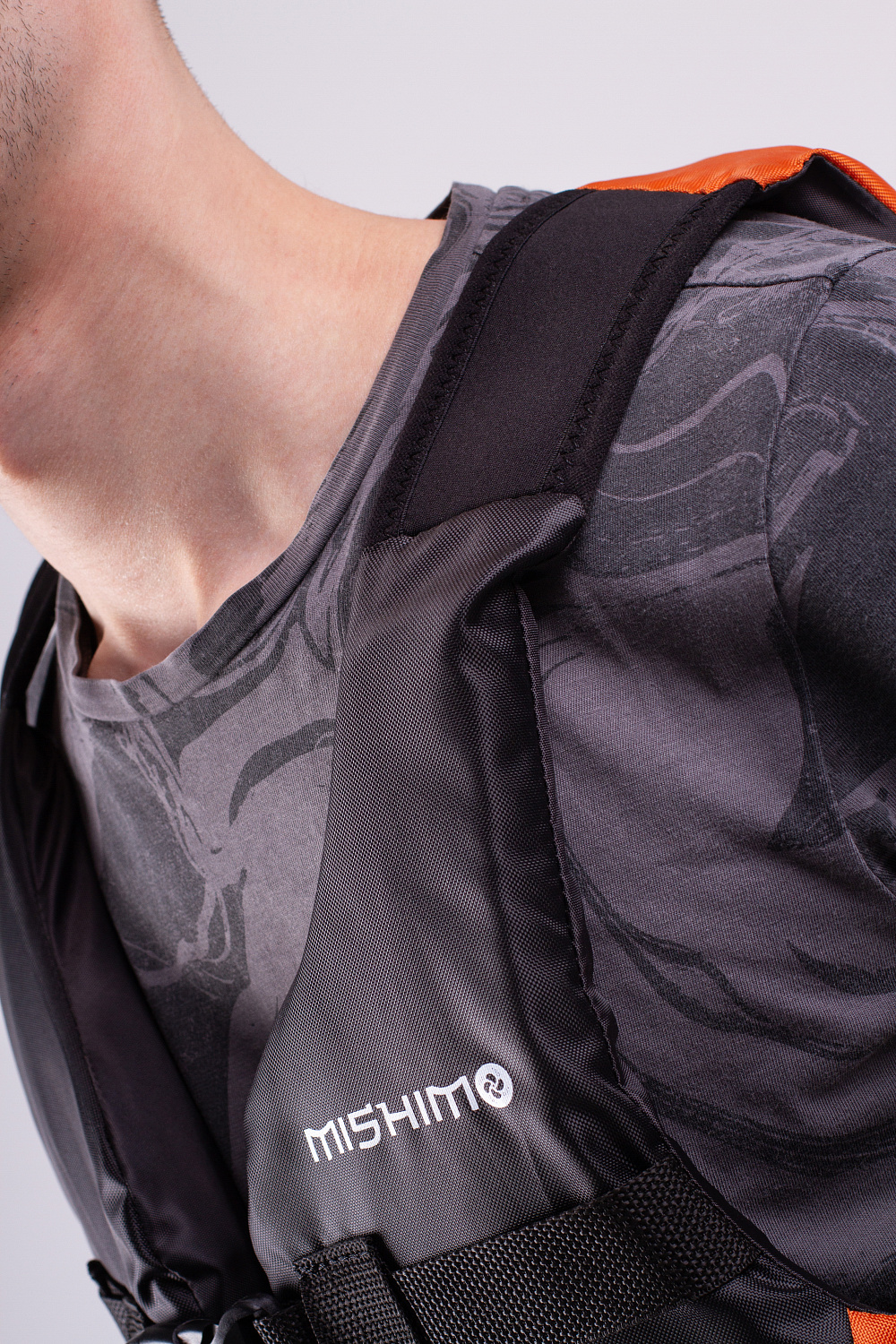 Жилет спасательный MISHIMO PRO Премиум качества Черно-оранжевый в Салавате