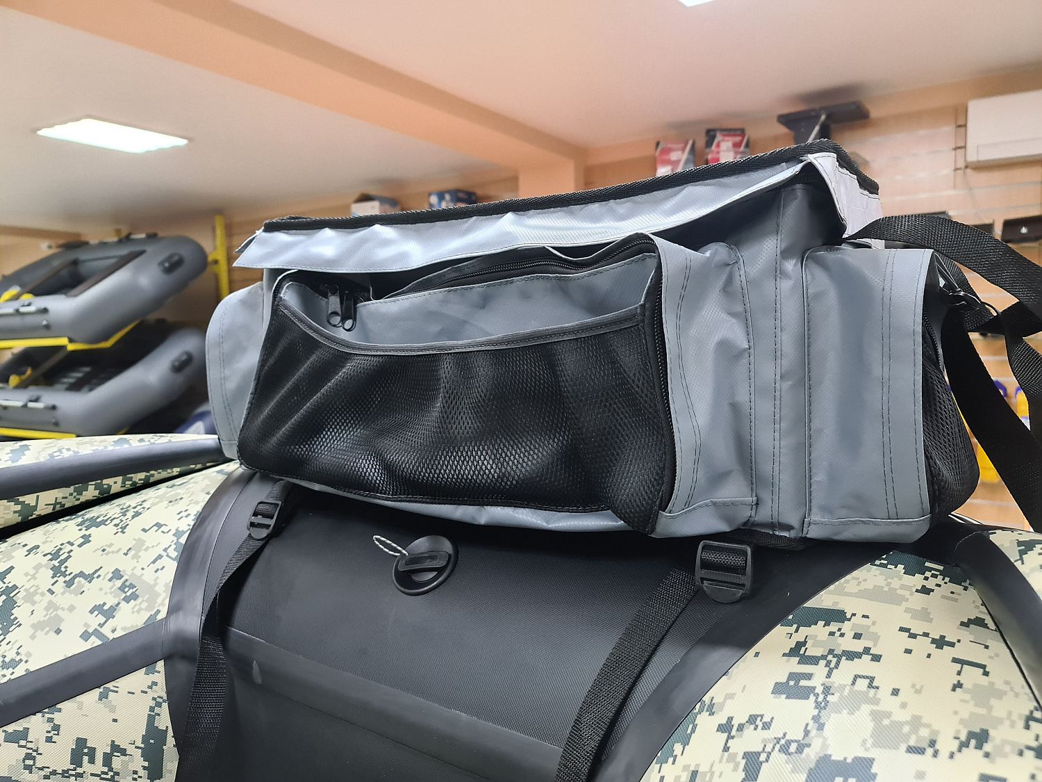 СУМКА ЛЮКС НА БАЛЛОН ДЛЯ ЛОДОК ПВХ 50Х25Х25 СМ в Салавате